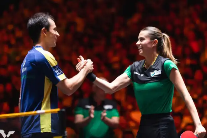 Hugo Calderano e Bruna Takahashi avançam às quartas de final do Smash dos Estados Unidos