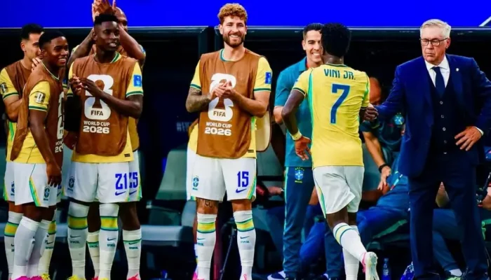 Vini Jr. aparece entre os três melhores jogadores da Copa do Mundo após a fase de grupos