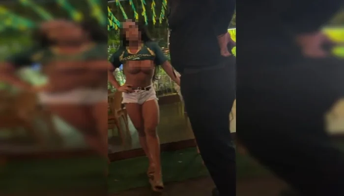 Mulher trans é presa após mostrar os seios durante confusão em bar no DF; veja vídeo